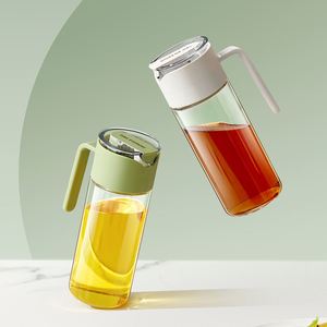 Wholesale 550ml Glass Cooking Oil Dispenser Oil and Vinegar Dispenser Glass <b>Sauce</b> Olive Oil Dispenser for Kitchen - Product Image 6