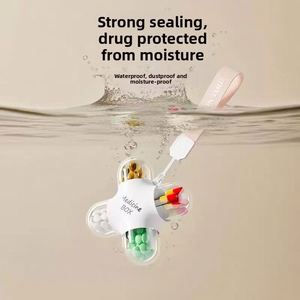 Pilulier de Voyage Portable Sept Jours par Semaine, Mini Rangement Quotidien pour Trois Repas, Organisateur de Médicaments en Plastique pour Cosmétiques - Product Image 3