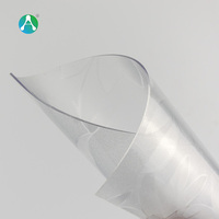 Film souple de feuille de PVC de relief transparent de 2mm pour la table