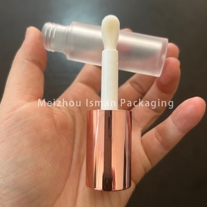 ISMAN ขายส่งหลอดลิปกลอสขนาด 6 มล. แบบแท่งใหญ่ สีโรสโกลด์ เงิน ชมพู ขาว หลายสี รับผลิตแบรนด์ส่วนตัว ขวดลิปกลอสแบบฝ้า - Product Image 4