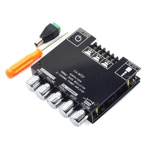 Módulo Amplificador de Audio Digital de 2.1 Canales CA-MT21, 2 * 50W+100W, Ajuste de Frecuencia Alta y Baja, AUX - Product Image 1