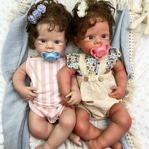 ตุ๊กตาเด็กผู้หญิงรีบอร์นแบบซิลิโคนเต็มตัวขนาด 20 นิ้ว รุ่น Bettie ผมสีน้ำตาล แกะสลักอย่างละเอียด บรรเทาความเหงา ใช้สำหรับถ่ายภาพและตกแต่ง - Product Image 3