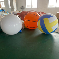 Logo personnalisé, ballon de plage géant en PVC, jeu de plein air, balles colorées peintes par pulvérisation, décoration de scène, ballons gonflables