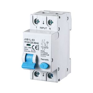 Gloca 1P + N 25A 30mA 220V 6KA classe a 2 moduli DIN C25 interruttore differenziale con alta affidabilità - Product Image 1