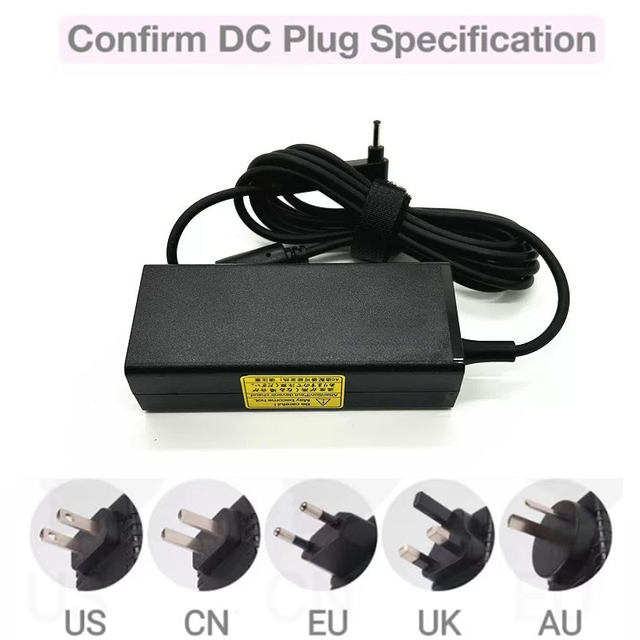 FHL 45W 19V 2.37A 3.0*1.1MM Fireproof PD 3.0 Power Supply Adapter for Laptops
