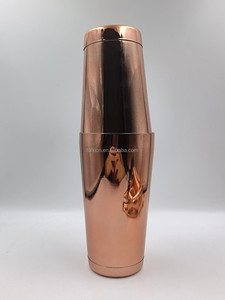 Herramientas de barra de acero inoxidable Accesorios de barman para bebidas de vino Boston Shaker Cup y Mixer Durable Metal Barware - Product Image 5