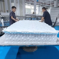 Pas de prix élevé Matelas hybride en mousse à mémoire de forme de toutes tailles avec ressort ensaché Emballage en mousse à gel à mémoire de forme avec logo à vendre