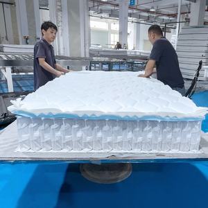 Colchón híbrido de espuma viscoelástica de todos los tamaños con embalaje de espuma de Gel viscoelástica de resorte de bolsillo con logotipo para la venta - Product Image 2