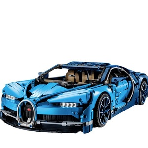 Modèle de voiture <span class=keywords><strong>Bugatti</strong></span> Chiron en blocs de construction en plastique, compatible transfrontalier, pour adultes, haute difficulté, jouet éducatif à assembler - Product Image 5