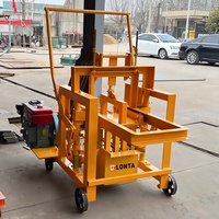 Machine à fabriquer des blocs de pavés creux ou pleins en ciment et béton LONTA QMR2-45 pour la production de briques de 4, 5, 6 et 8 pouces