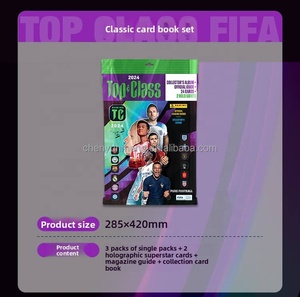 Album de cartes classiques de la série mondiale de football 2024, classeur de collection de cartes à collectionner, dossier de rangement pour loisirs, boîte de rangement pour cartes - Product Image 1