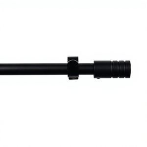 Extendable Adjustable Metal Curtain Pole Rod Set With Decorative Finials For Window Treatment Factory - Product Image 2