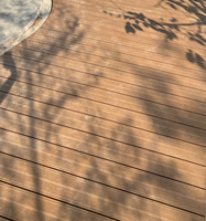 Planches de terrasse en composite WPC imperméables pour extérieur, grain droit, pour jardin, patio, balcon, antidérapantes, faciles à installer