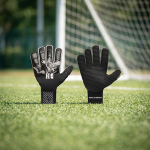Guanti da portiere su misura in tinta unita imbottitura in lattice pesante traspirante ad alta presa riduce la vestibilità e il controllo del dolore da impatto - Product Image 4
