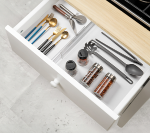 8包透明抽屉分隔器组织器<span class=keywords><strong>3.2</strong></span>英寸高可调可从11-21英寸塑料丙烯酸抽屉分隔器 - Product Image 5