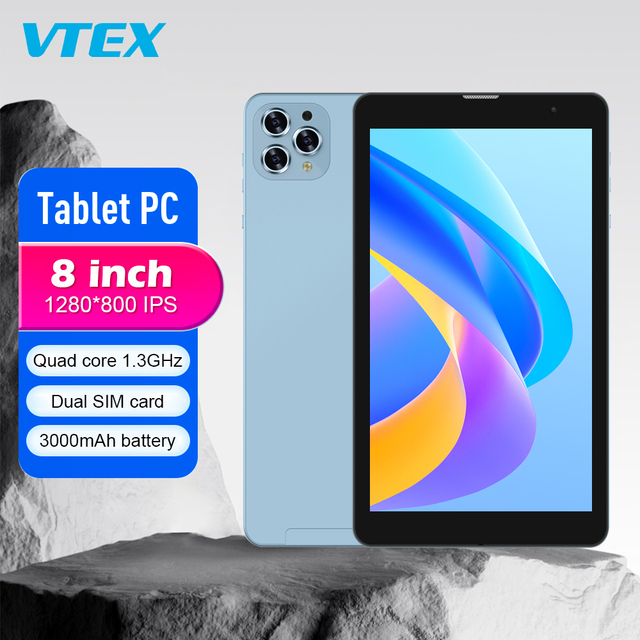 Brand New Portable8 Inch Android Tablet Pc for Kids Gaming and Business Entertainment