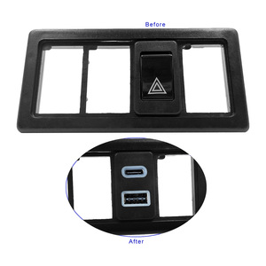 Nissan Car Charger USB Type C PDQC3.0 Fast Charging 12-24V <b>Touch</b> <b>Switch</b> Panel D22 Y60 Y61 Paladin - Product Image 1