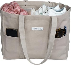Free Sample <b>Large</b> Capacity Polyester Work Business Tote Bag Zipper Fashion Portable Shoulder Laptop <b>Handbag</b> for Women Daily - Product Image 5