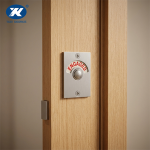 <span class=keywords><strong>Serratura</strong></span> per Cabina WC in Lega di Zinco con Indicatore di Occupazione, per Bagni Pubblici e Divisori, Chiusura di Sicurezza - Product Image 1