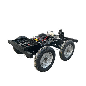 A buon mercato cinese 48V 850W auto a guida autonoma 1000M ROS telecomando elettrico ATV UTV camion EV auto telaio a quattro ruote con 350-10 ruote - Product Image 2