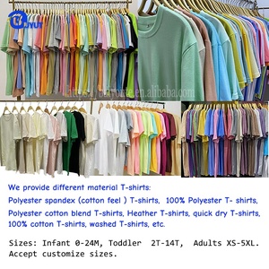 Áo thun in hình nổi 3D, chấ<span class=keywords><strong>t</strong></span> liệu cotton chải kỹ 180g 220g 230g, OEM, 95% cotton 5% spandex, in logo <span class=keywords><strong>t</strong></span>ùy chỉnh, size lớn - Product Image 5