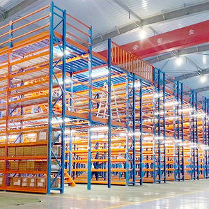 Tùy chỉnh mạnh mẽ khả năng chịu tải Kết Cấu Thép nền tảng bền Pallet GIá hỗ trợ tầng lửng - Product Image 1