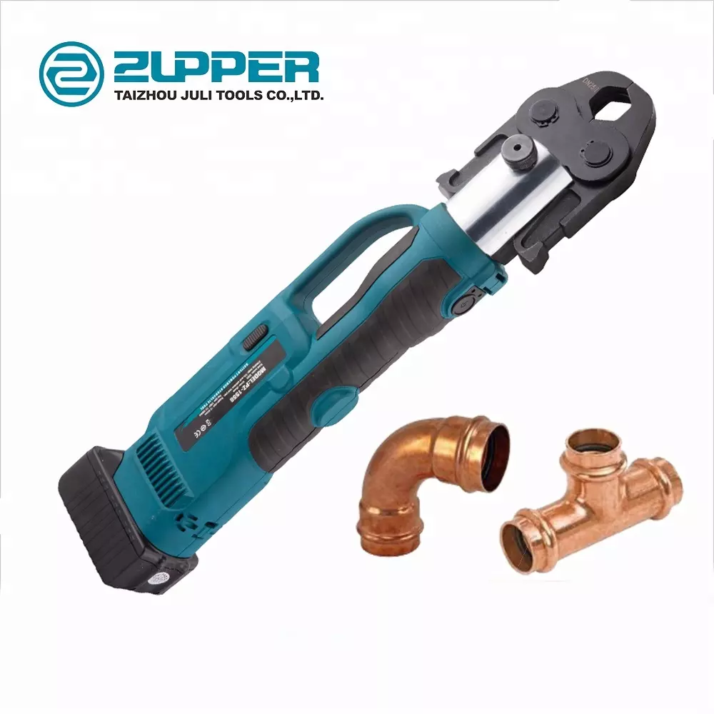 Zupper Pz-1550 гидравлический Pex трубы с батарейным питанием меди для прессования труб и инструменты для сантехники