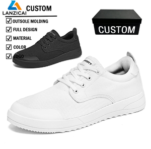 Zapatos Minimalistas Personalizados de Punta Ancha y Talla Grande para Fitness, Senderismo y Uso Casual, Transpirables, Estilo Retro para Skateboarding - Product Image 1