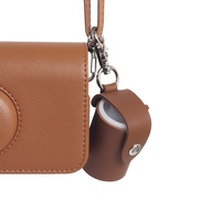 Étui de rangement portable en cuir Caiul pour cartouches de film 135, fermeture éclair, couleur unie, vente en gros transfrontalière pour appareils photo