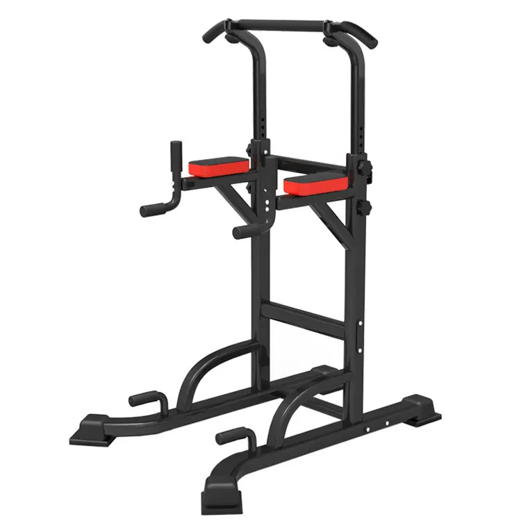 Home Gym Strength Training Dip Stands Pull Up Bars Free Standing Stand Dip Station Power Tower Fitness Equipment