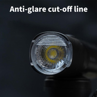 Lumière de vélo en aluminium étanche IP66 de 800 lumens, lumière de vélo rechargeable brillante pour le cyclisme LED et la conduite nocturne en VTT