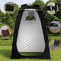 Tente de toilette d'extérieur Kenpuaz pour l'été, tente de douche portable pop-up pour se baigner et se changer, camouflage, camping, imperméable