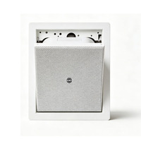 Haut-parleur de plafond motorisé 2 voies de 6,5 pouces, carré, à activation vocale, audio haute résolution, système PA pour salle de conférence