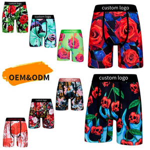 Boxer da <span class=keywords><strong>Uomo</strong></span> Personalizzati con Stampa Digitale, Slip in Cotone e Spandex Traspiranti, Comodi e Morbidi, Intimo Maschile - Product Image 1