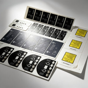 Étiquettes personnalisées imperméables en polycarbonate pour panneaux de commande avant, pour l'électronique grand public et les accessoires de téléphonie mobile - Product Image 4