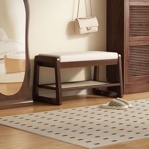 <b>Bamboo</b> shoe changing <b>stool</b>, suitable for home use, can be used as a shoe cabinet or bench, and can be placed at the entrance. - Product Image 5