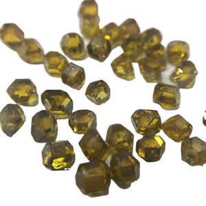 Industrie labor gewachsen Diamanten 2,0mm 2,2mm niedrige Qualität billige gelbe Farbe Rohdiamanten - Product Image 2