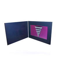 Nouvellement conçu écran lcd personnalisé blanc livraison gratuite 7 pouces vidéo brochure voeux avec carte numérique module d'affichage lcd