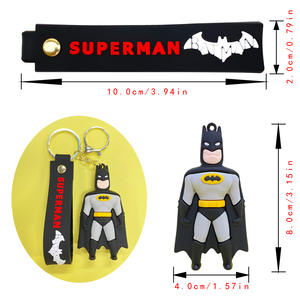 Vente en gros de breloques de chaussures, porte-clés et accessoires pour clés de voiture personnalisés, à thème anime, dessin animé, cool, <span class=keywords><strong>Marvel</strong></span>, Batman, <span class=keywords><strong>super</strong></span>-héros - Product Image 4