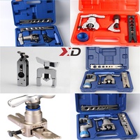 Outils de réfrigération CT-810 Ensemble d'outils de sertissage double pour tuyaux en cuivre