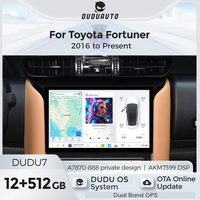 DUDUAUTO DUDU7 A7870 AKM7739 DSP QLED LHD Autoradio pour Toyota Fortuner 2016-Présent Conduite à Gauche AN160
