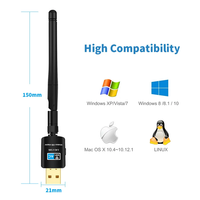 Adaptateur Wi-Fi USB double bande 600 Mbps pour ordinateur 5B10