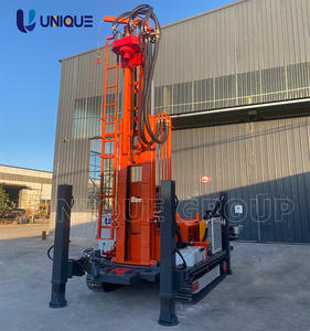 แท่นขุดเจาะบ่อน้ำ300เมตรอุปกรณ์ตีนตะขาบไฮดรอลิกเต็มรูปแบบ - Product Image 2