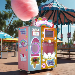 Custom Fully Automatic Commercial <strong>Sugar</strong> Maker New Electric <strong>Cotton</strong> <strong>Candy</strong> Vending Machine - Product Image 6