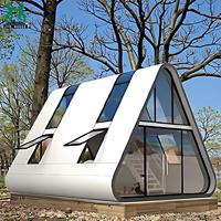 Toilettes portables Junyaoding T7 à structure triangulaire en acier, panneaux sandwich, design contemporain, garantie 1 an pour usage domestique
