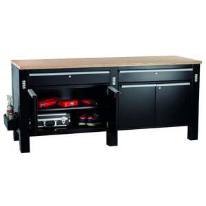 USAG - U05060246 Poste de travail avec plateau en bois-EAN 8010239925472 BANCS DE TRAVAIL ET TABLES - Product Image 2
