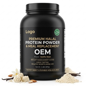 Poudre Protéinée Aromatisée pour Adultes Halal, Direct Usine, MOQ Flexible, Saveur Exceptionnelle, Végétalienne/Protéine de Lactosérum, Gestion du Poids, Repas Protéiné - Product Image 1