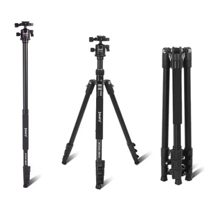 Hot Bán Jmary 2 Trong 1 Gấp Nhôm Nhỏ Gọn Chuyên Nghiệp 360 Xoay Tripod Đứng Monopod Máy Ảnh Điện Thoại Tripod - Product Image 1