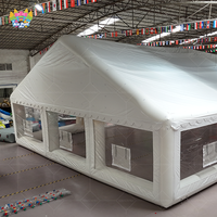 Campo de Fútbol Inflable Grande, Domo de Aire, Carpa, Edificios para Salas de Exposiciones