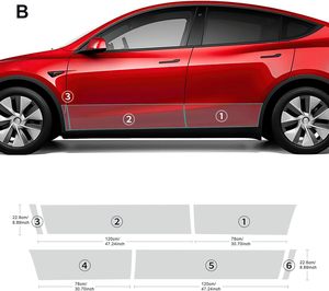 Película Protectora de Pintura para Automóvil de TPU Transparente Brillante Precortada de 8.5mil, Autoregenerable, HD, para Tesla Model Y 2020-2025 (No para Juniper) - Product Image 2